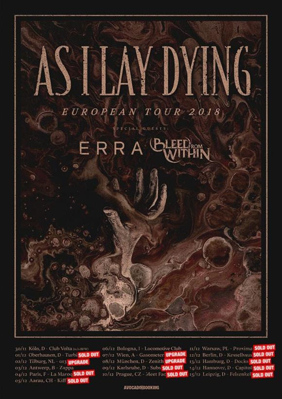 BLEED FROM WITHIN about to kick off tour with As I Lay Dying