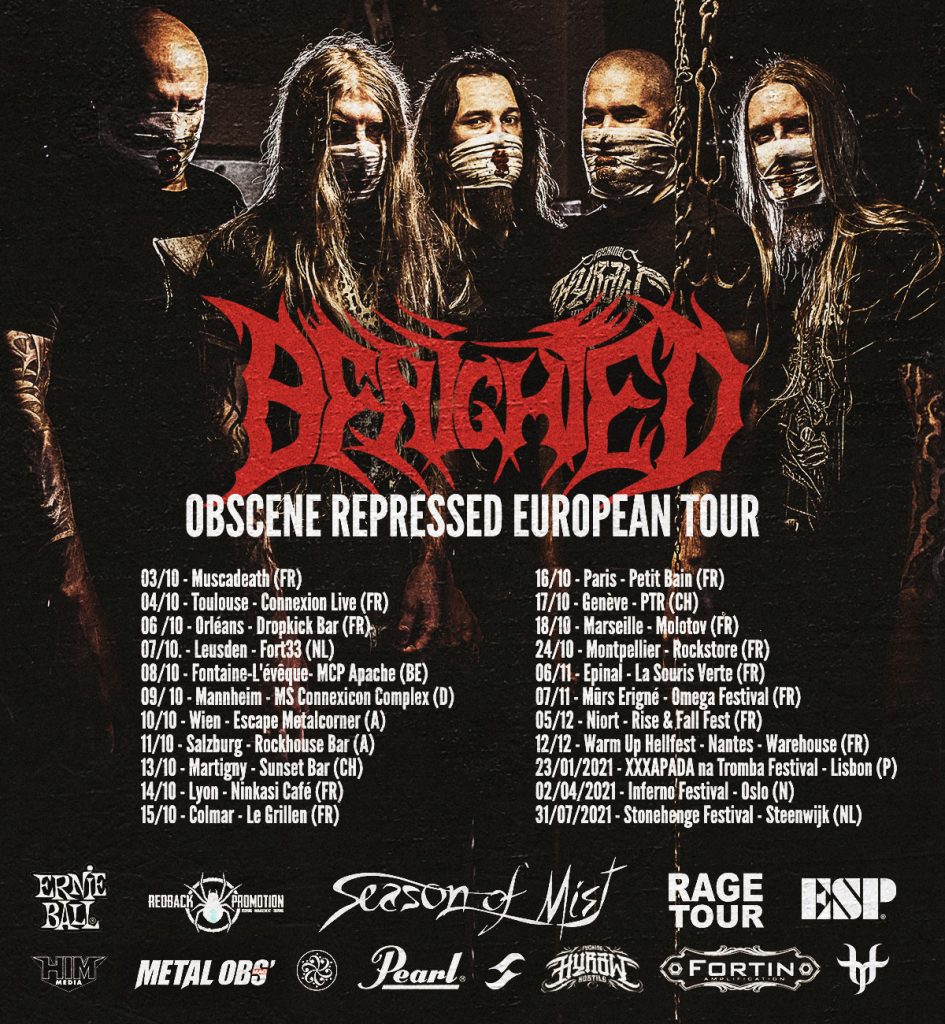 BENIGHTED - 'Obscene Repressed' European tour - Headbangers.gr